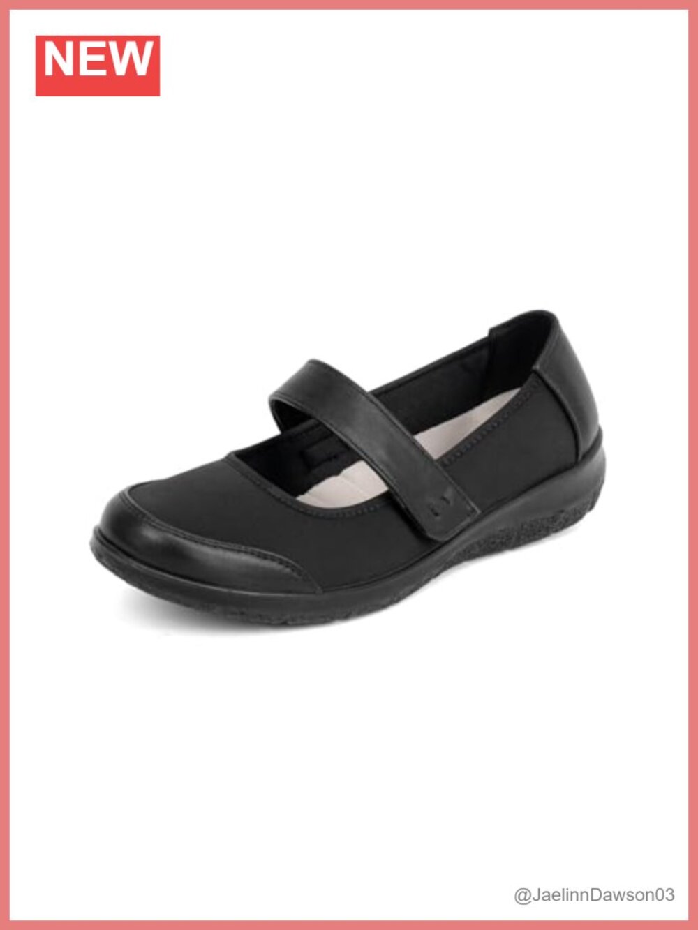 Women Orthopedic Mary Jane Flats Comfortable Bunion Walking Shoes Round Toe